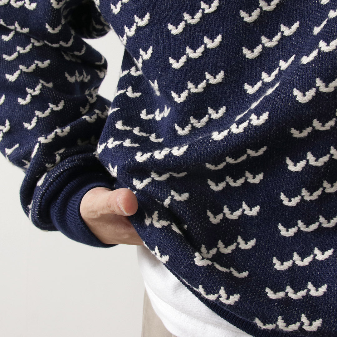 COOHEM / Big Birds Eye Knit Pullover