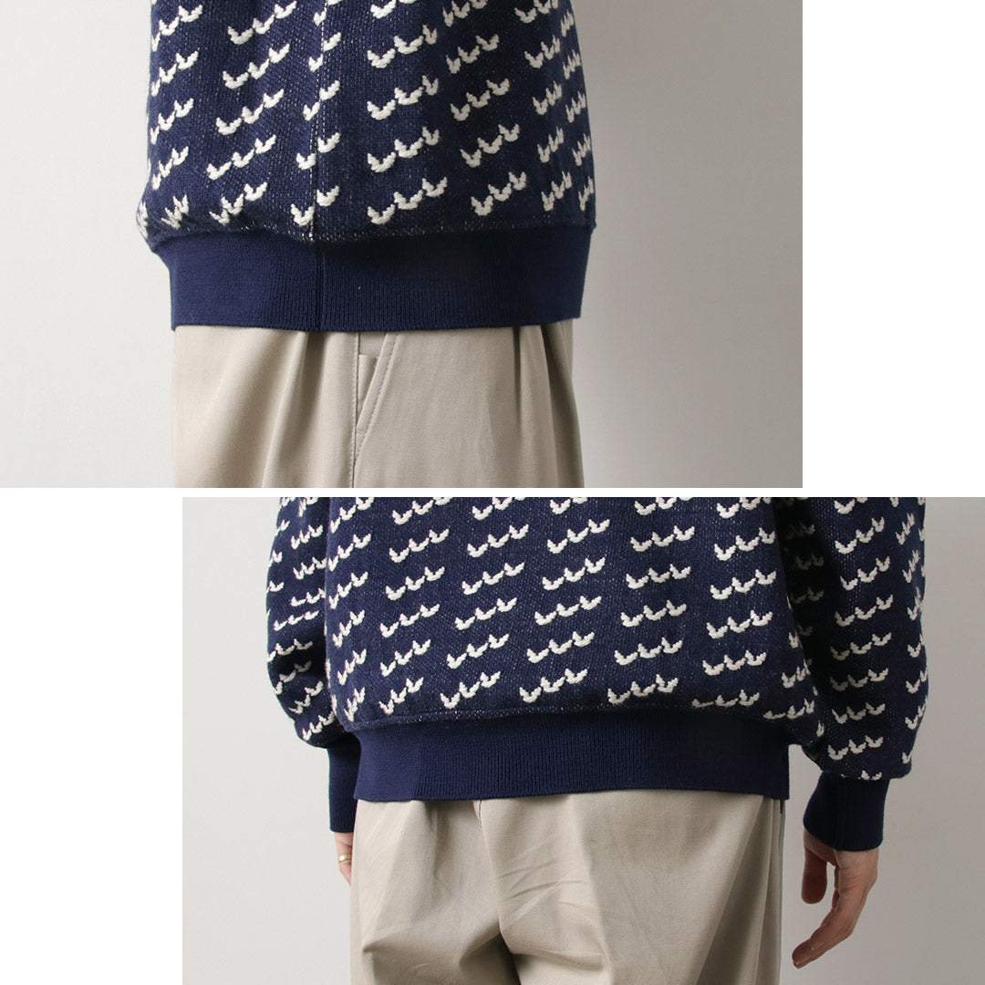 COOHEM / Big Birds Eye Knit Pullover