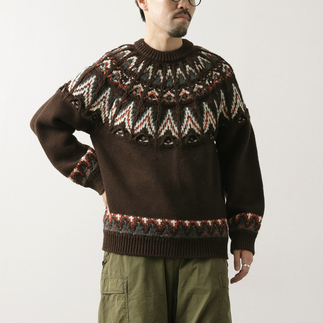 COOHEM / Nordic Knit Pullover