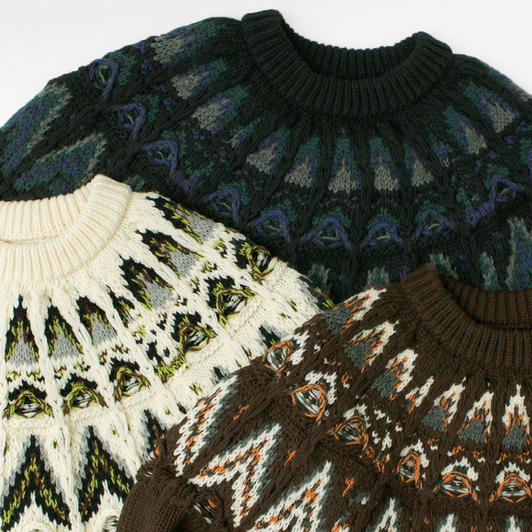 COOHEM / Nordic Knit Pullover