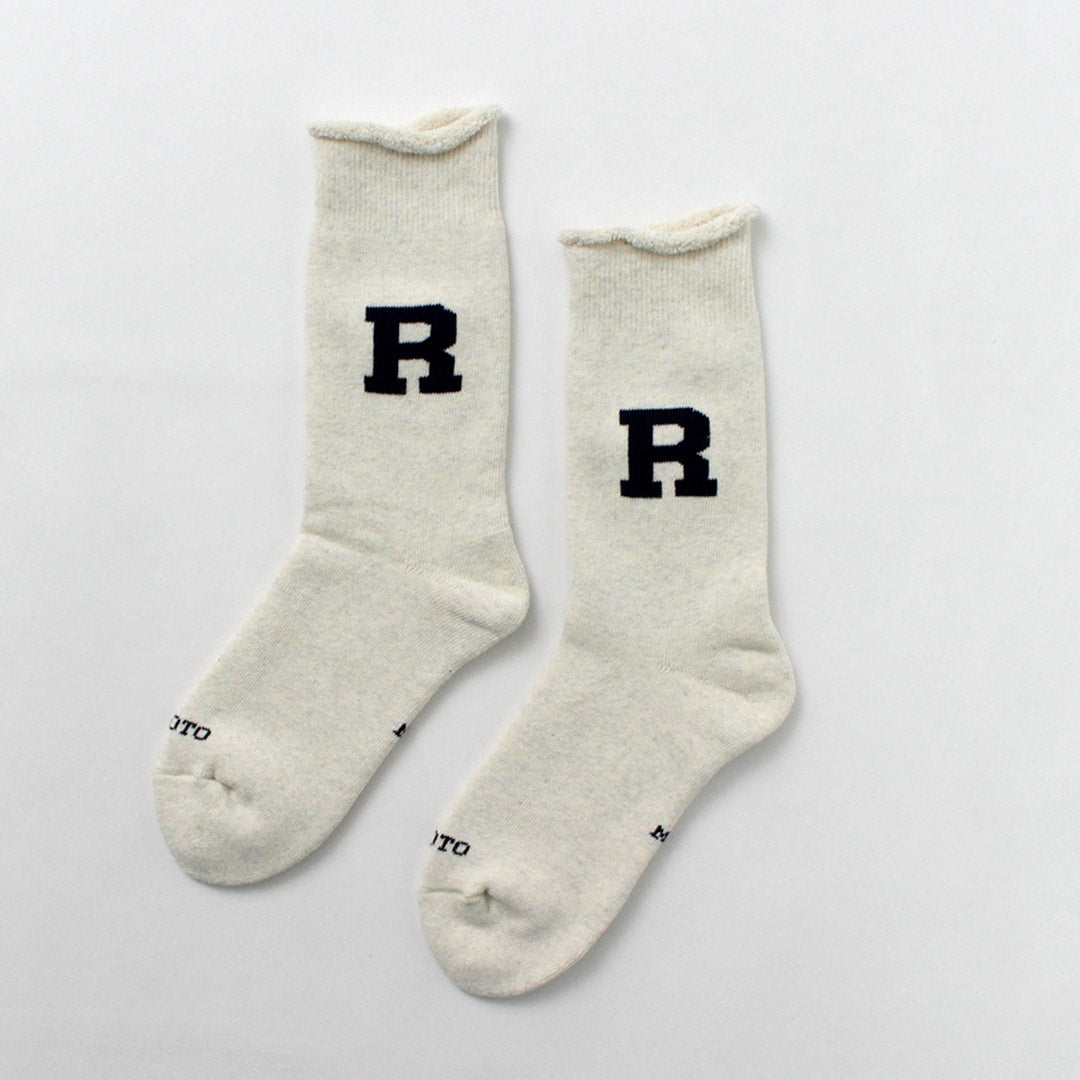 ROTOTO / Raffy Sweat Socks R Logo