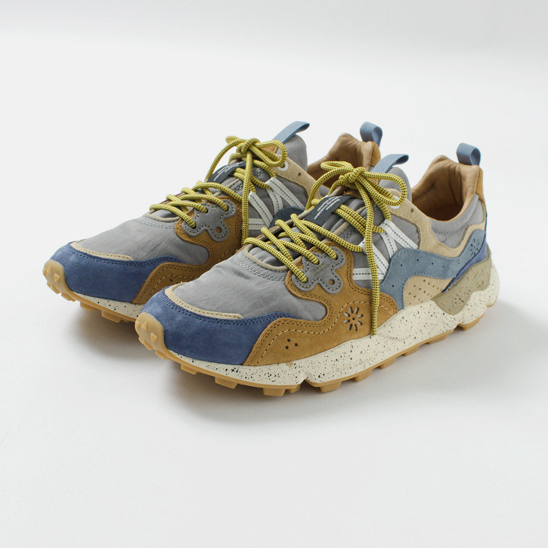FLOWER MOUNTAIN / Yamano Three Pig Suede and Nylon Sneakers