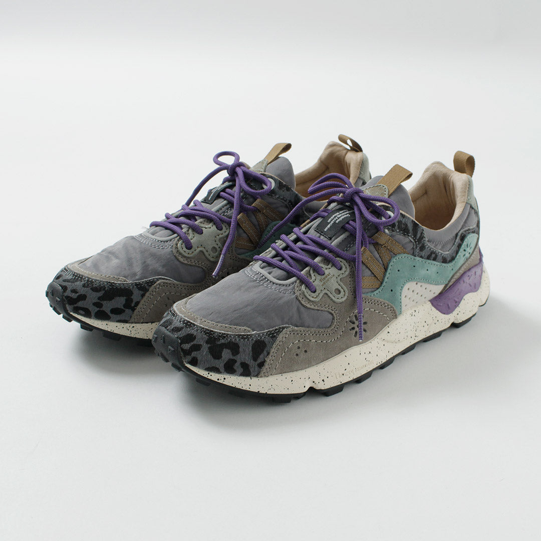 FLOWER MOUNTAIN / Yamano Three Pig Suede and Nylon Sneakers