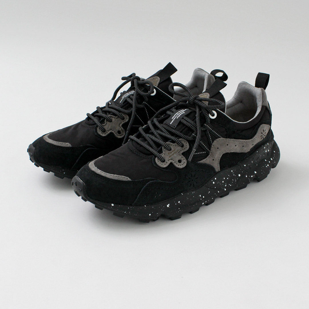FLOWER MOUNTAIN / Yamano Three Pig Suede and Nylon Sneakers