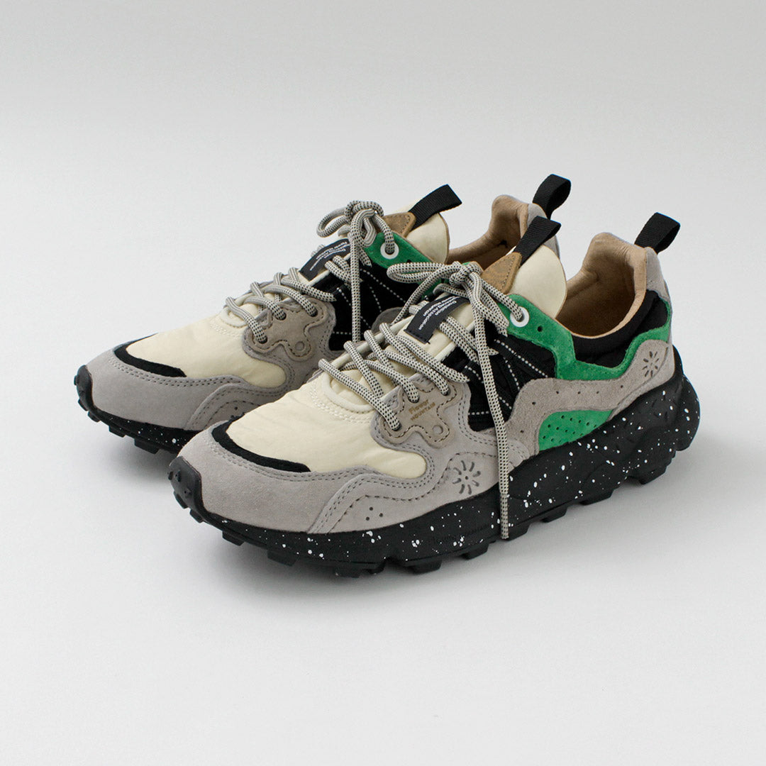 FLOWER MOUNTAIN / Yamano Three Pig Suede and Nylon Sneakers