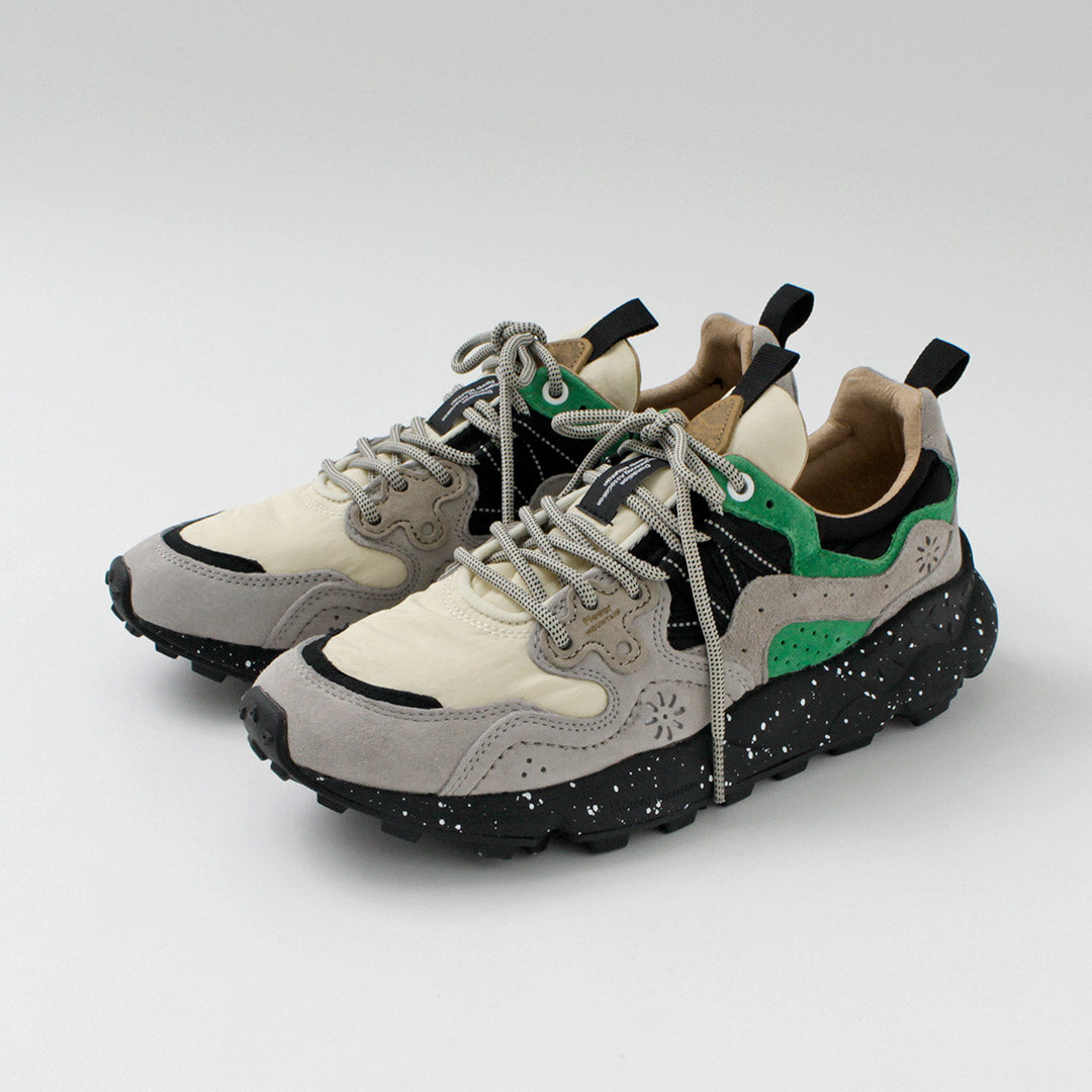 FLOWER MOUNTAIN / Yamano Three Pig Suede and Nylon Sneakers