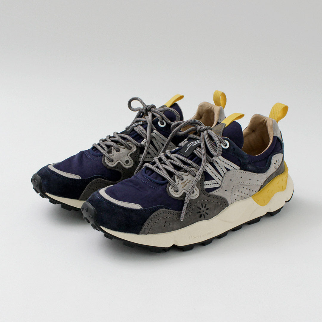 FLOWER MOUNTAIN / Yamano Three Pig Suede and Nylon Sneakers