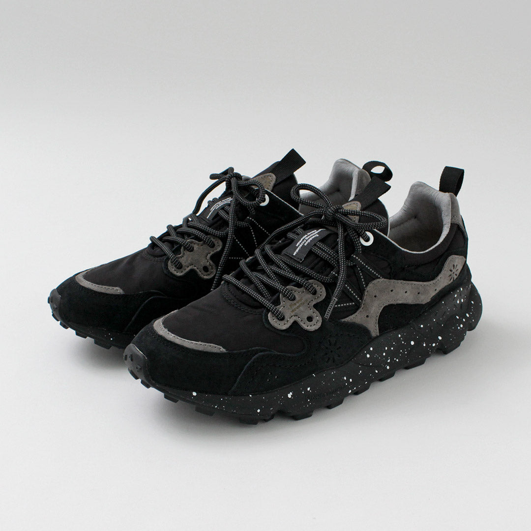 FLOWER MOUNTAIN / Yamano Three Pig Suede and Nylon Sneakers