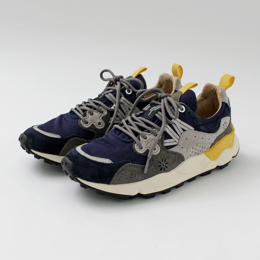 FLOWER MOUNTAIN / Yamano Three Pig Suede and Nylon Sneakers