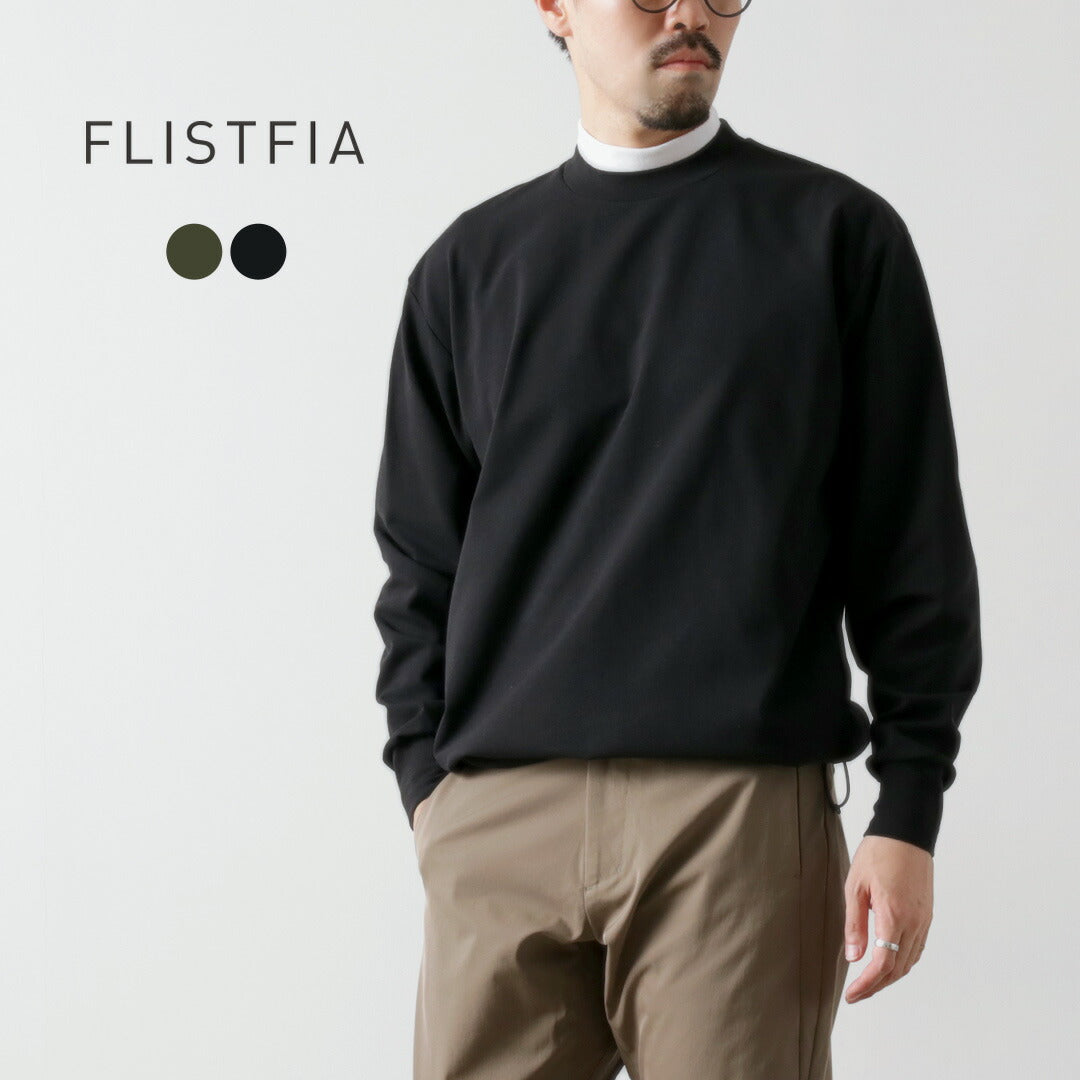 FLISTFIA / Long Sleeve Drawcord Pullover