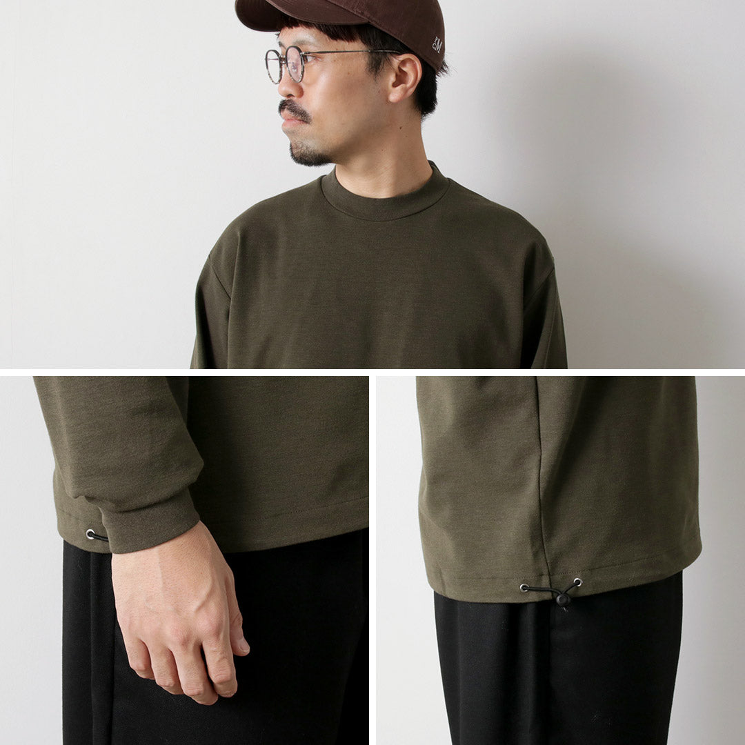 FLISTFIA / Long Sleeve Drawcord Pullover