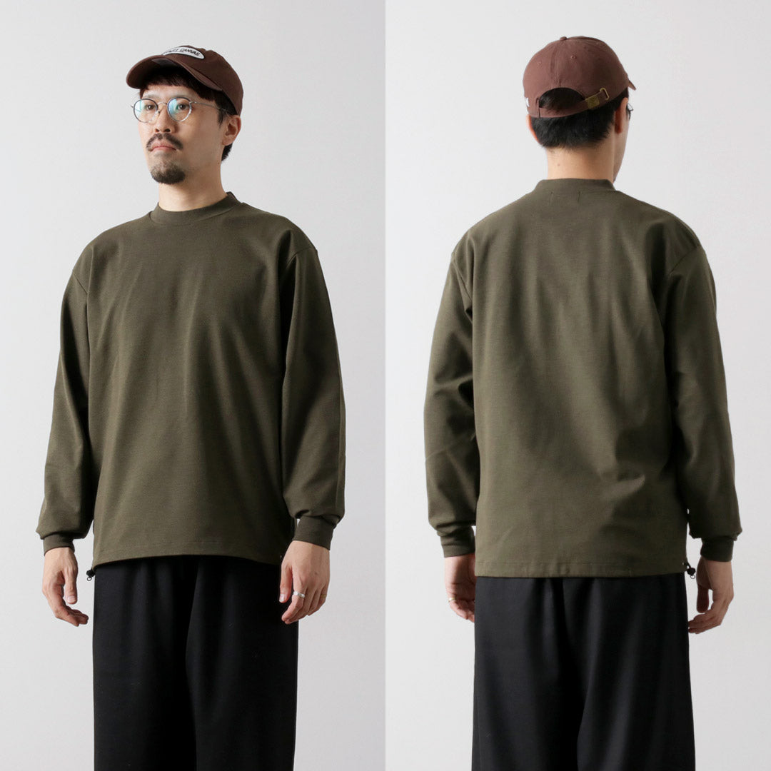 FLISTFIA / Long Sleeve Drawcord Pullover