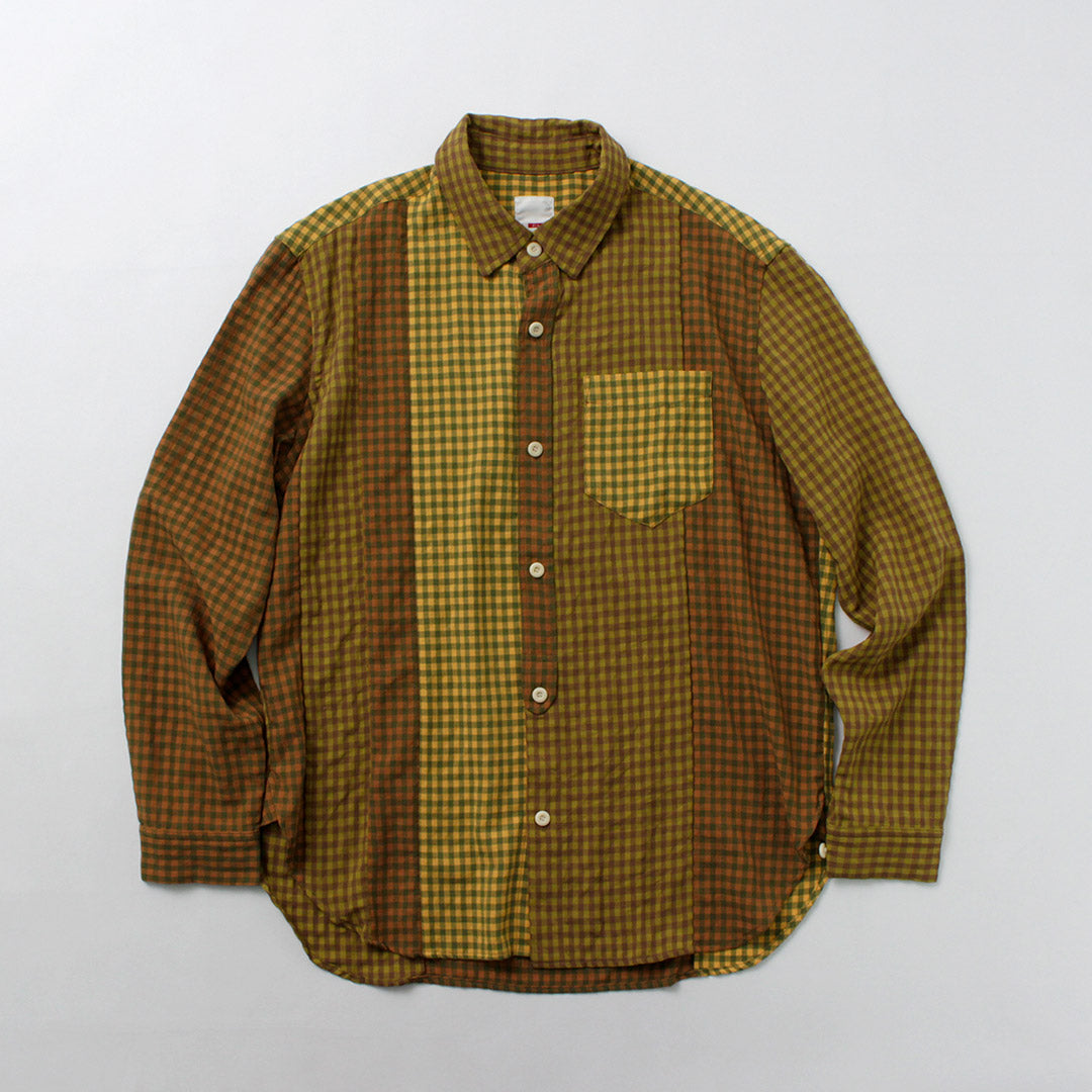 DIP/DZT / Checked combination shirt