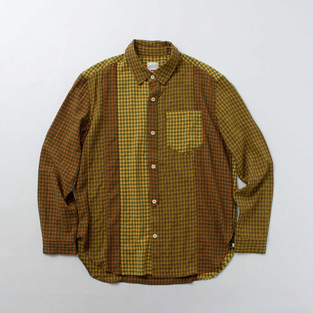 DIP/DZT / Checked combination shirt