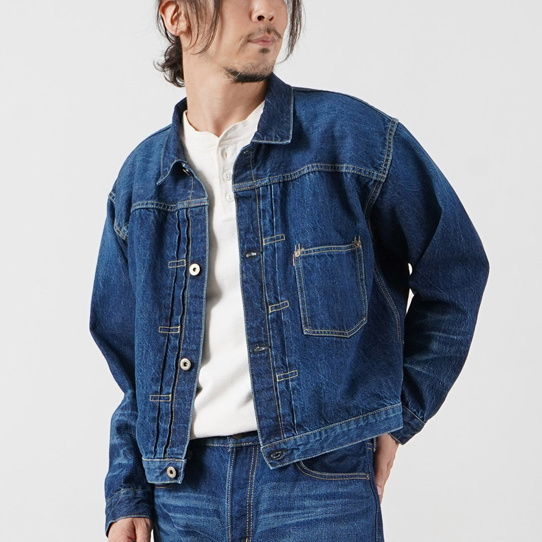REMI RELIEF / Chaqueta vaquera modelo WWll de 12 oz Azul
