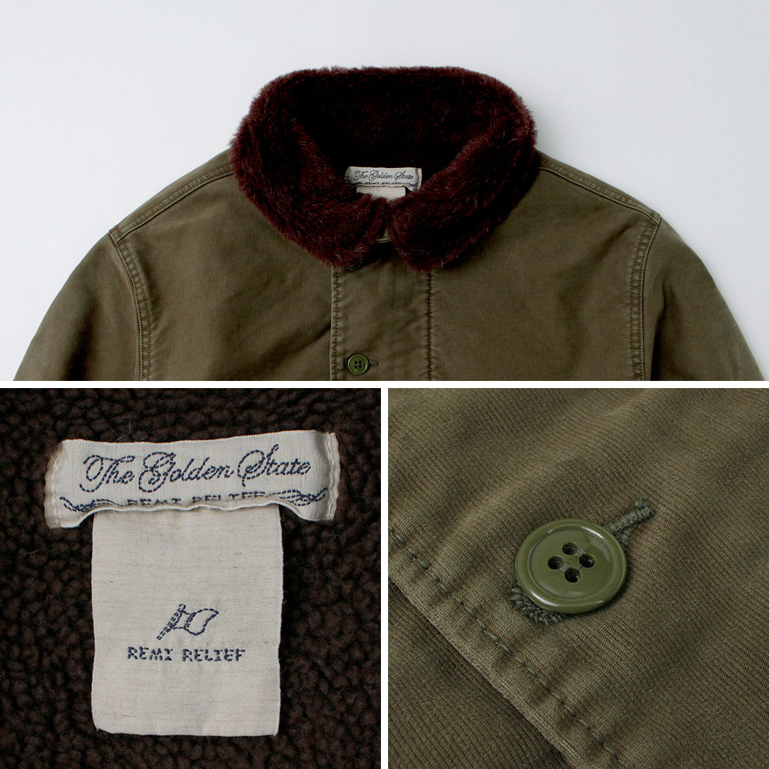 REMI RELIEF / Deck Jacket (Wool Boa)