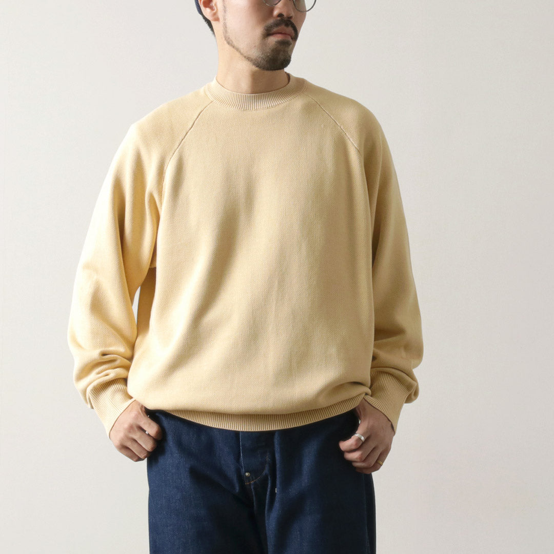 RYE TENDER / Fulton Raglan Knit Sweatshirt