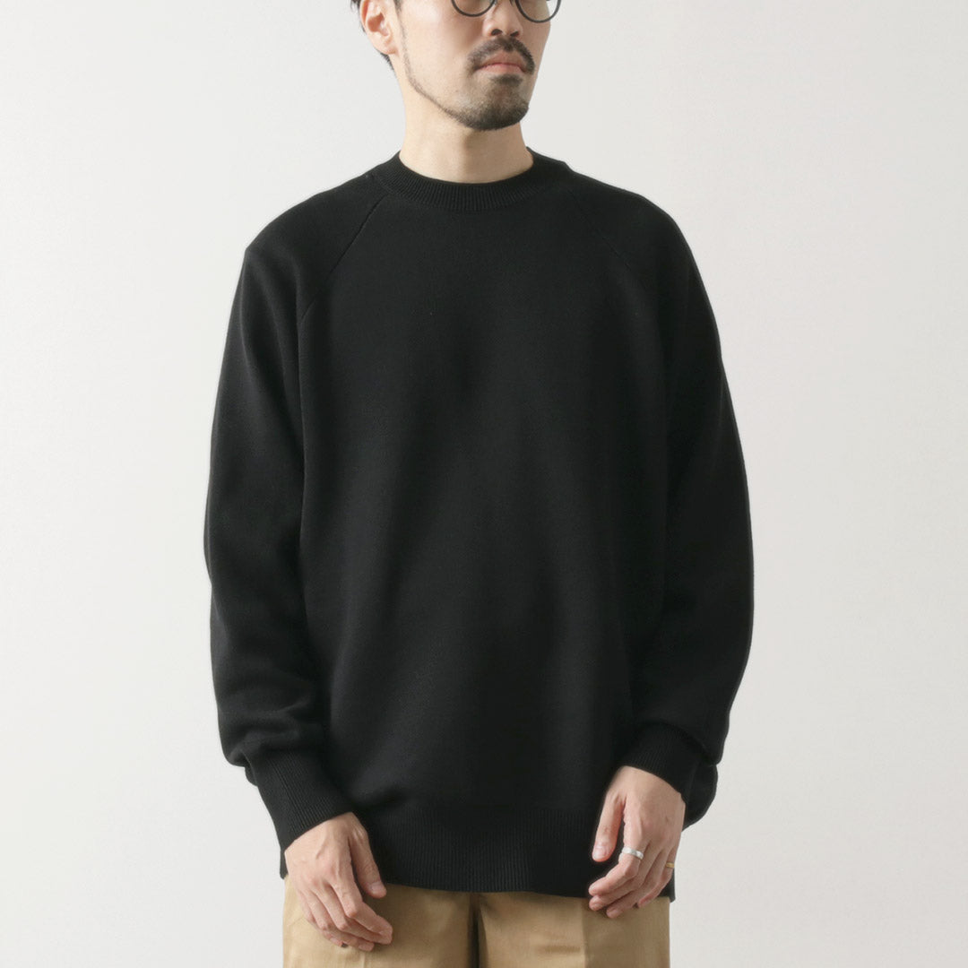 RYE TENDER / Fulton Raglan Knit Sweatshirt