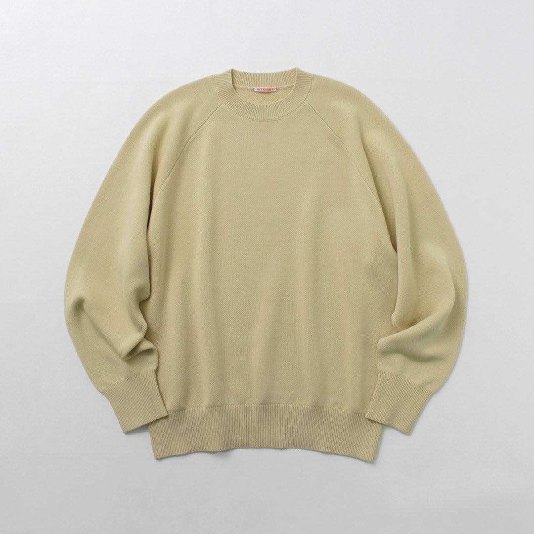 RYE TENDER / Fulton Raglan Knit Sweatshirt