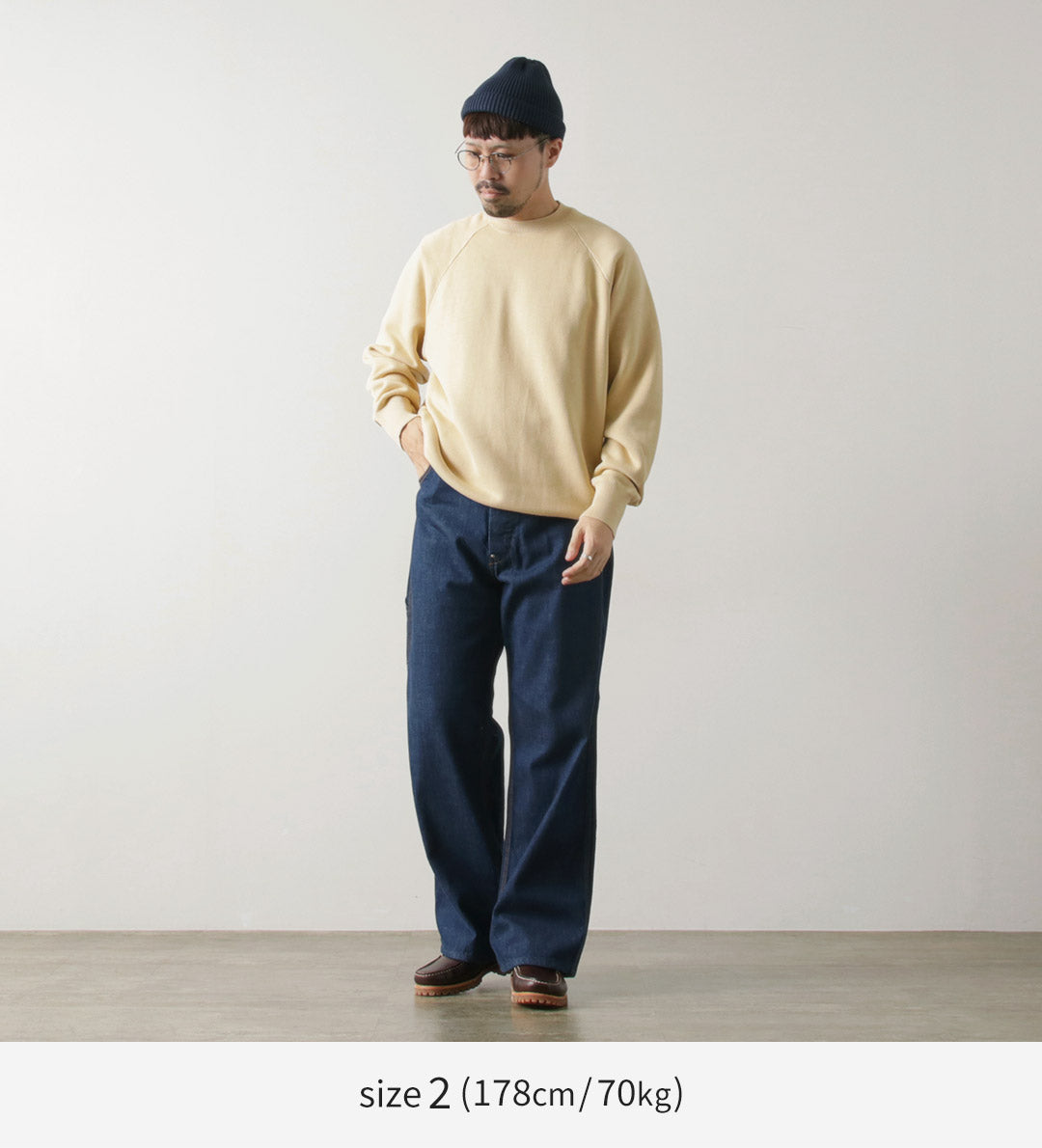 RYE TENDER / Fulton Raglan Knit Sweatshirt