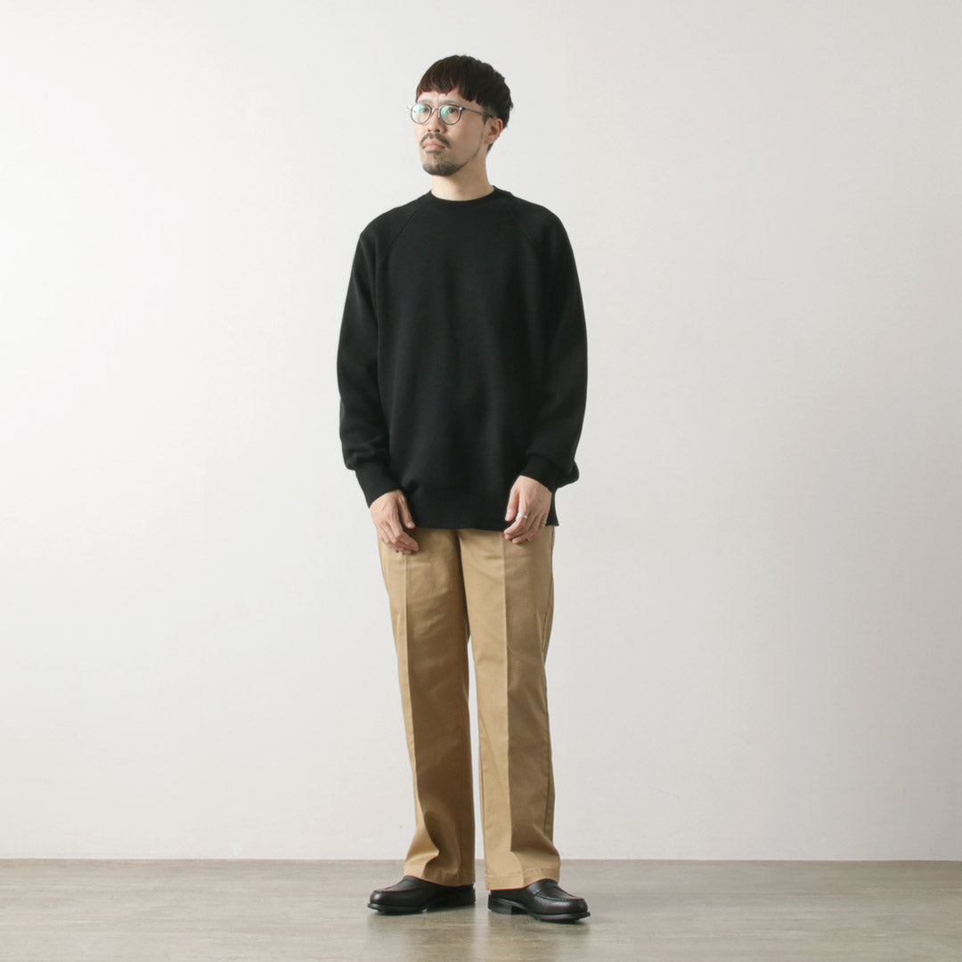 RYE TENDER / Fulton Raglan Knit Sweatshirt