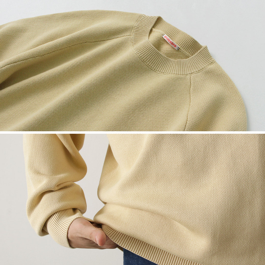 RYE TENDER / Fulton Raglan Knit Sweatshirt