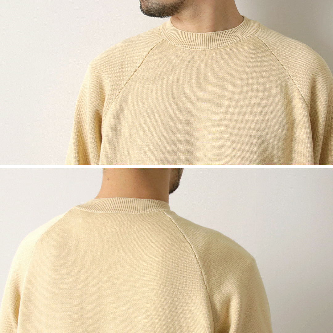 RYE TENDER / Fulton Raglan Knit Sweatshirt