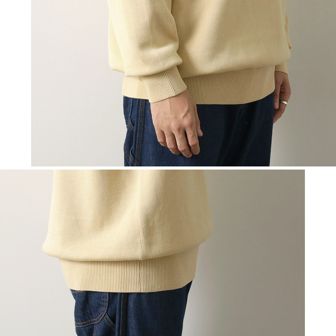 RYE TENDER / Fulton Raglan Knit Sweatshirt