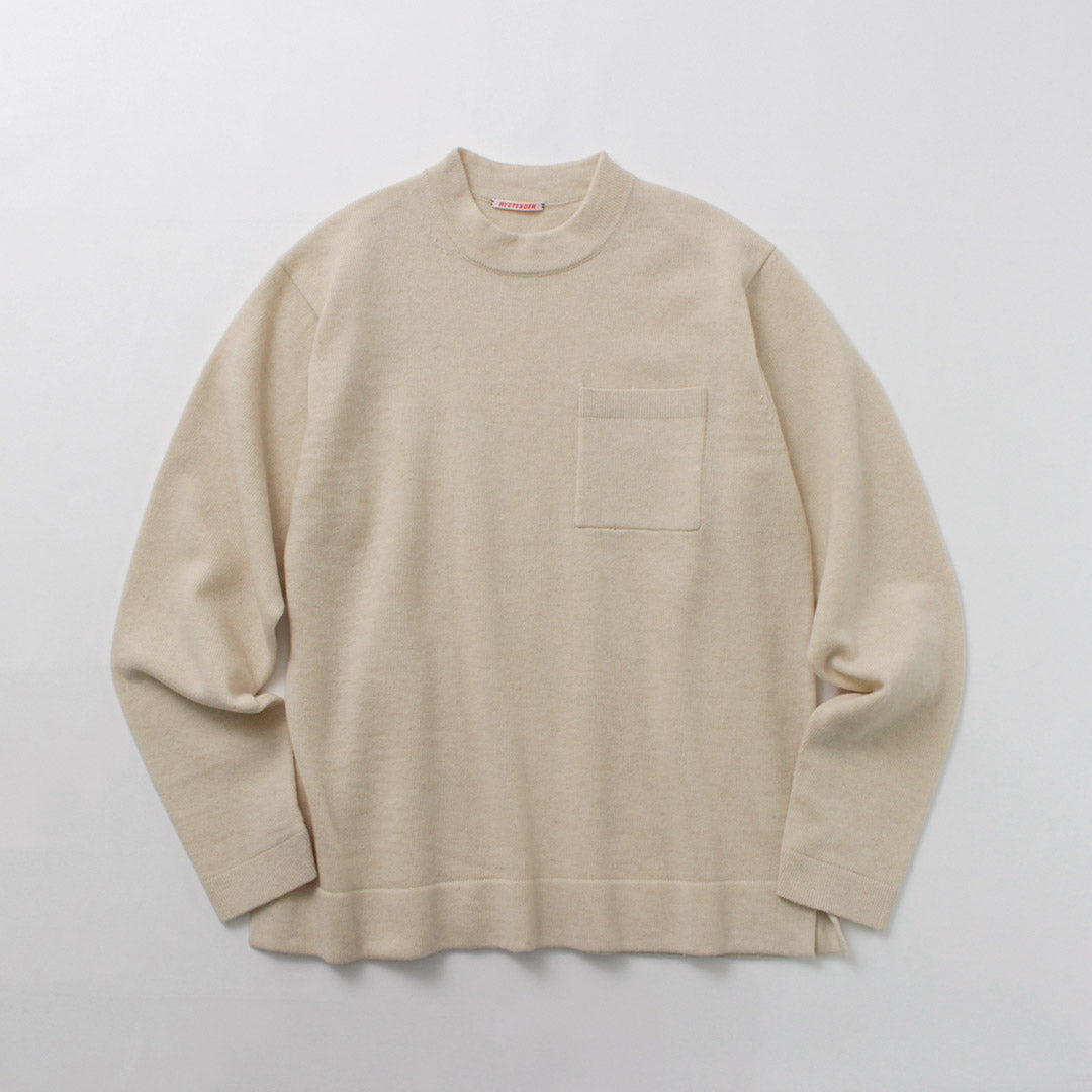 RYE TENDER / Lloyd pocket pullover knit