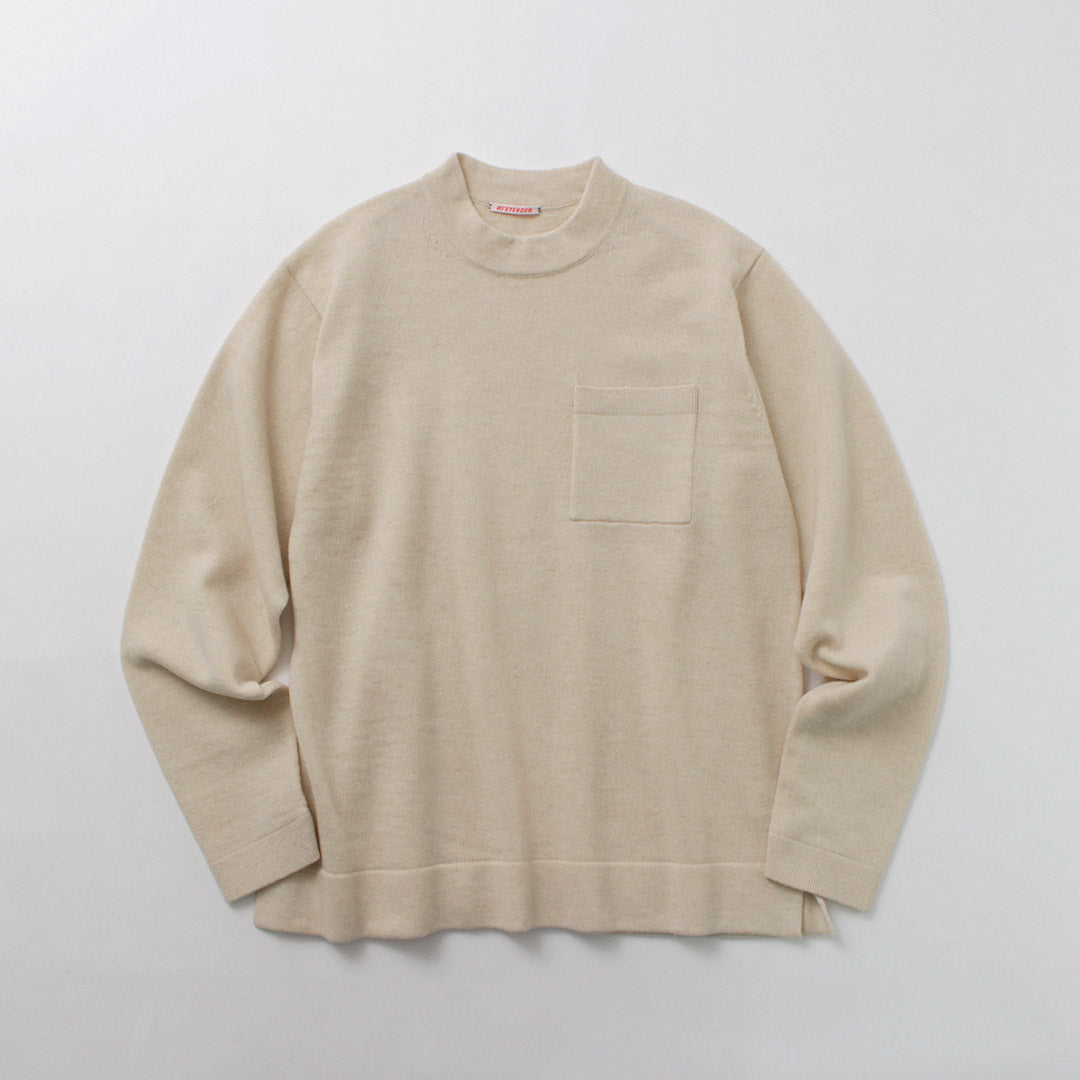 RYE TENDER / Lloyd pocket pullover knit