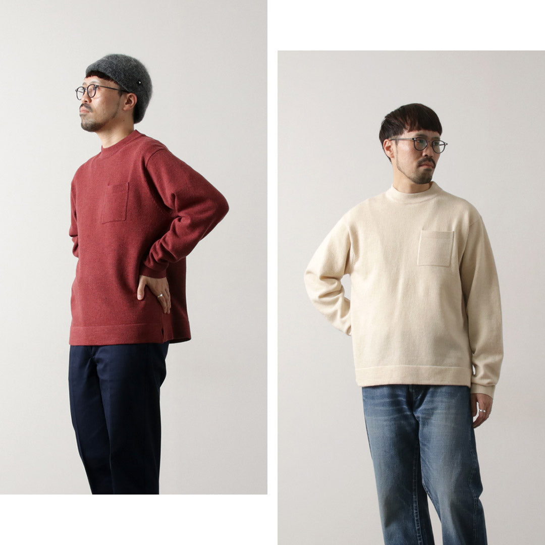 RYE TENDER / Lloyd pocket pullover knit