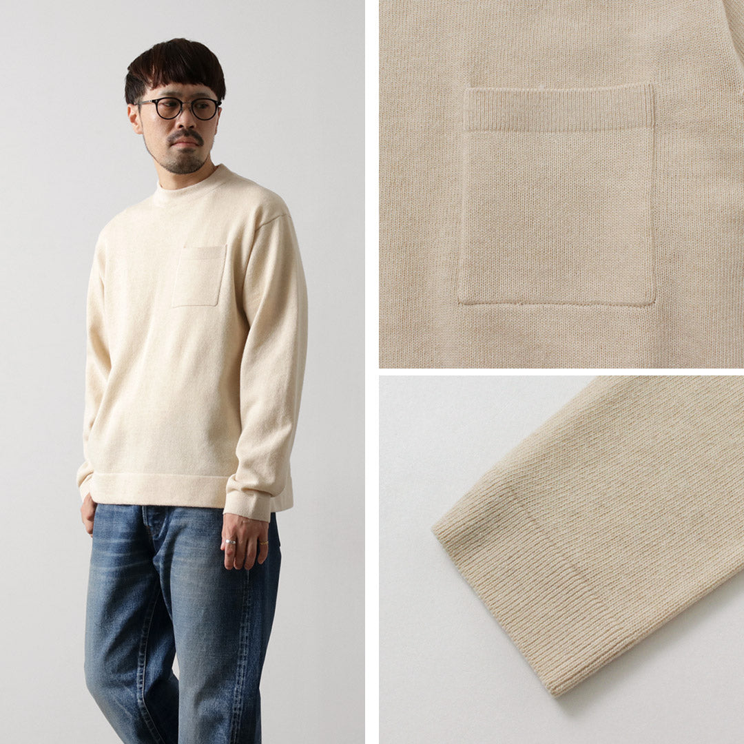 RYE TENDER / Lloyd pocket pullover knit