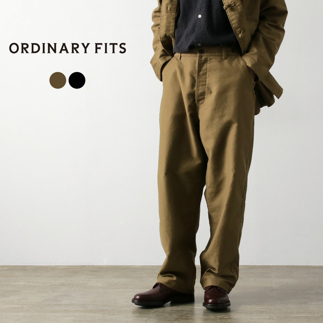 ORDINARY FITS / James French moleskin