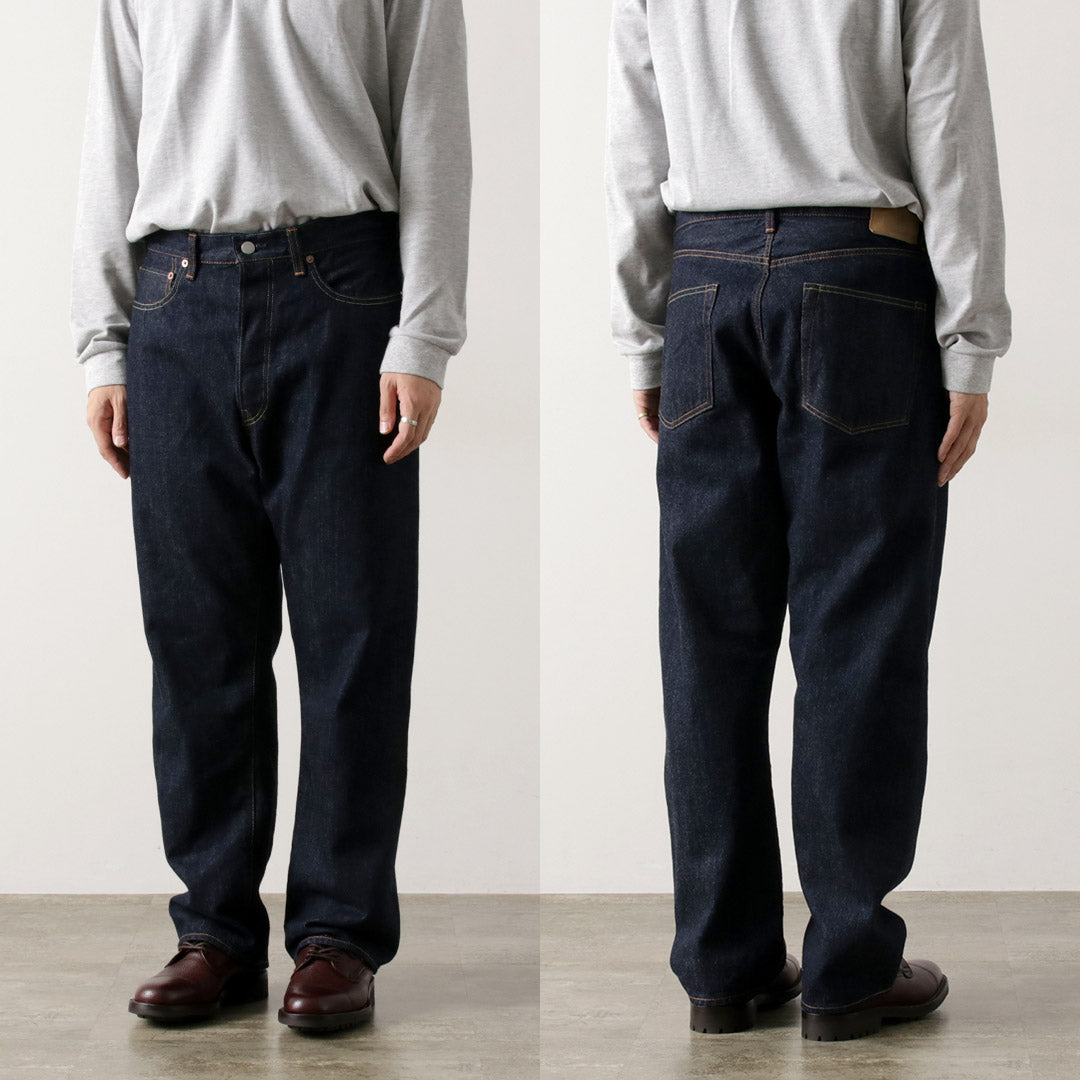 ORDINARY FITS / Loose denim One-wash