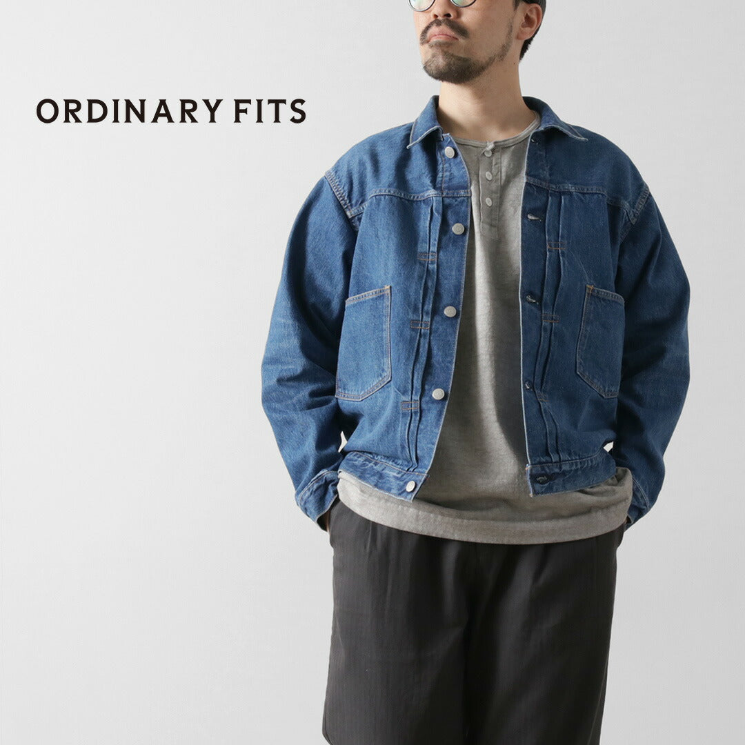 ORDINARY FITS / 2nd type denim jacket used finish