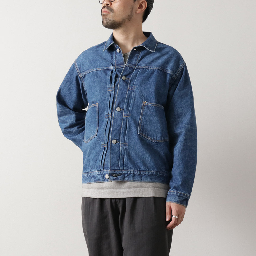 ORDINARY FITS / 2nd type denim jacket used finish