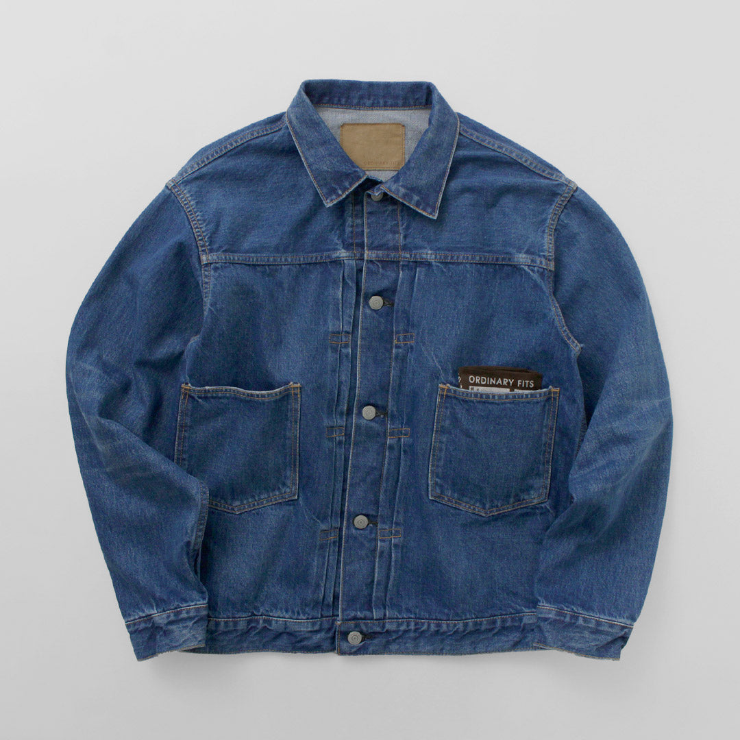 ORDINARY FITS / 2nd type denim jacket used finish