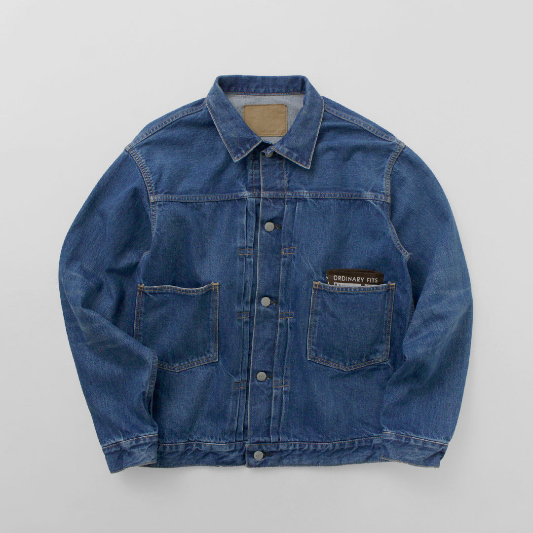 ORDINARY FITS / 2nd type denim jacket used finish