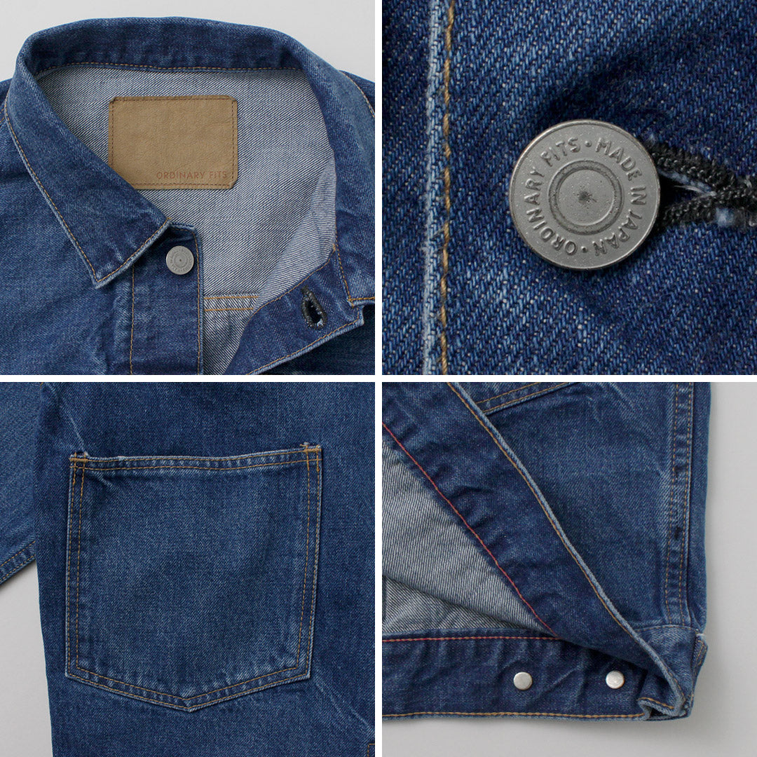 ORDINARY FITS / 2nd type denim jacket used finish