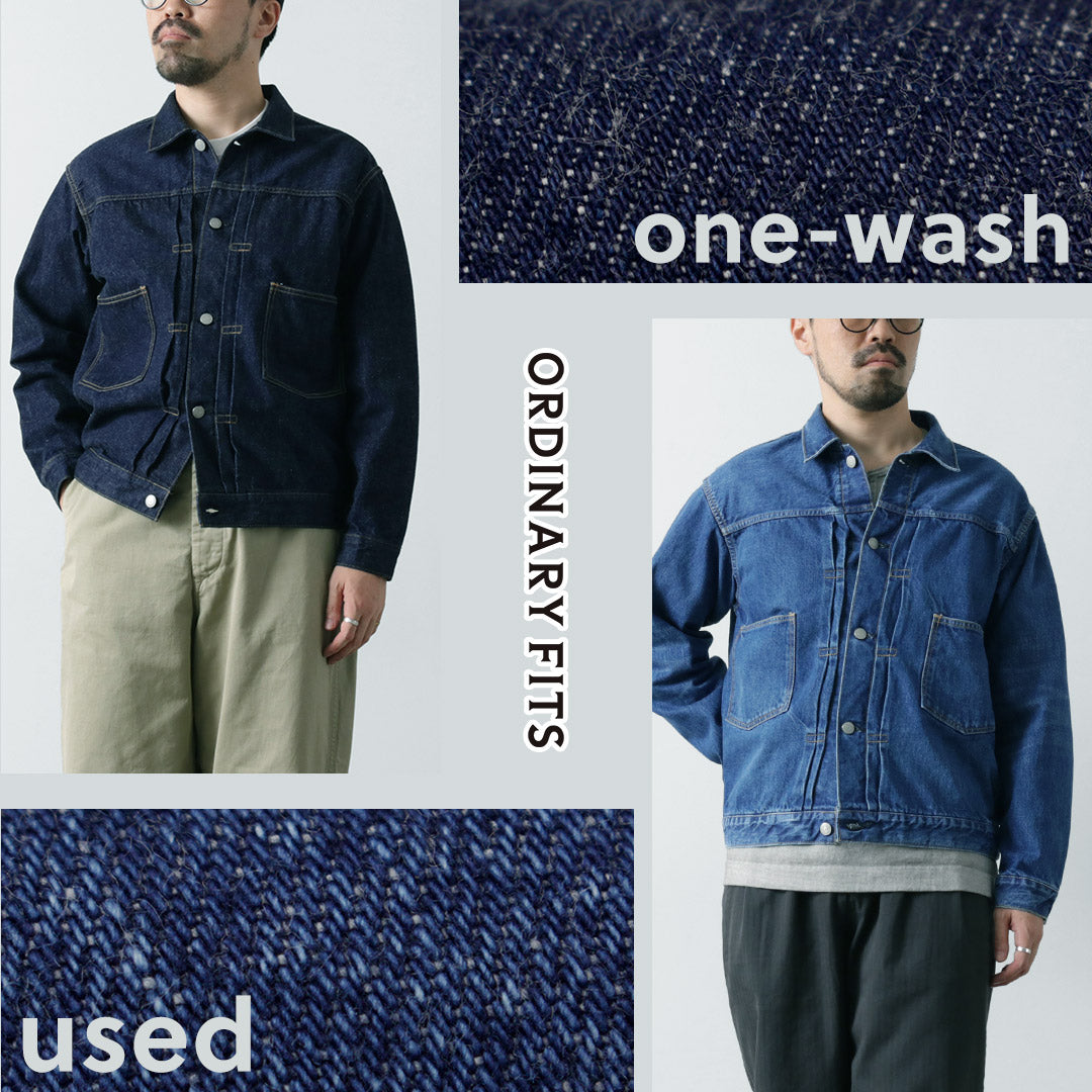 ORDINARY FITS / 2nd Type Denim Jacket One-washed