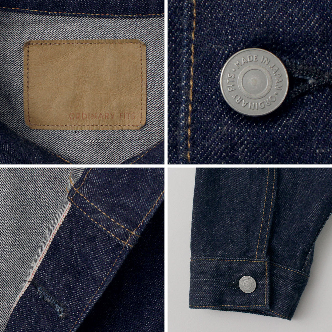 ORDINARY FITS / 2nd Type Denim Jacket One-washed