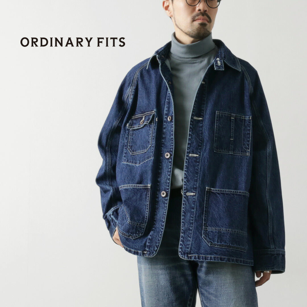 ORDINARY FITS / Denim Coverall Jacket Used