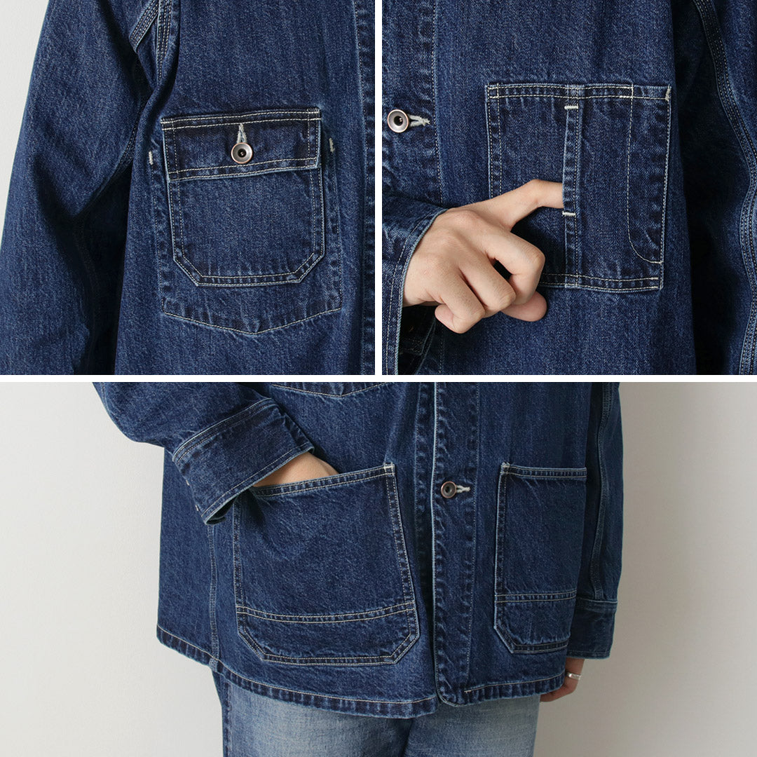 ORDINARY FITS / Denim Coverall Jacket Used