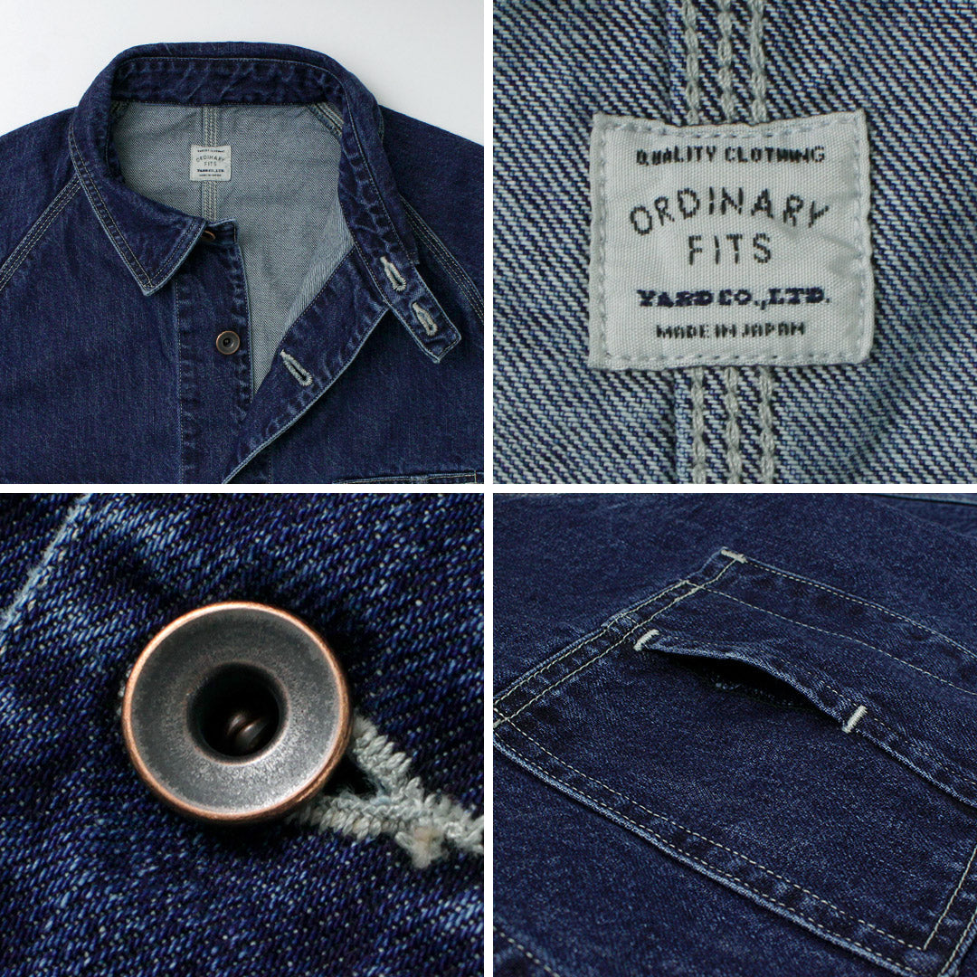 ORDINARY FITS / Denim Coverall Jacket Used