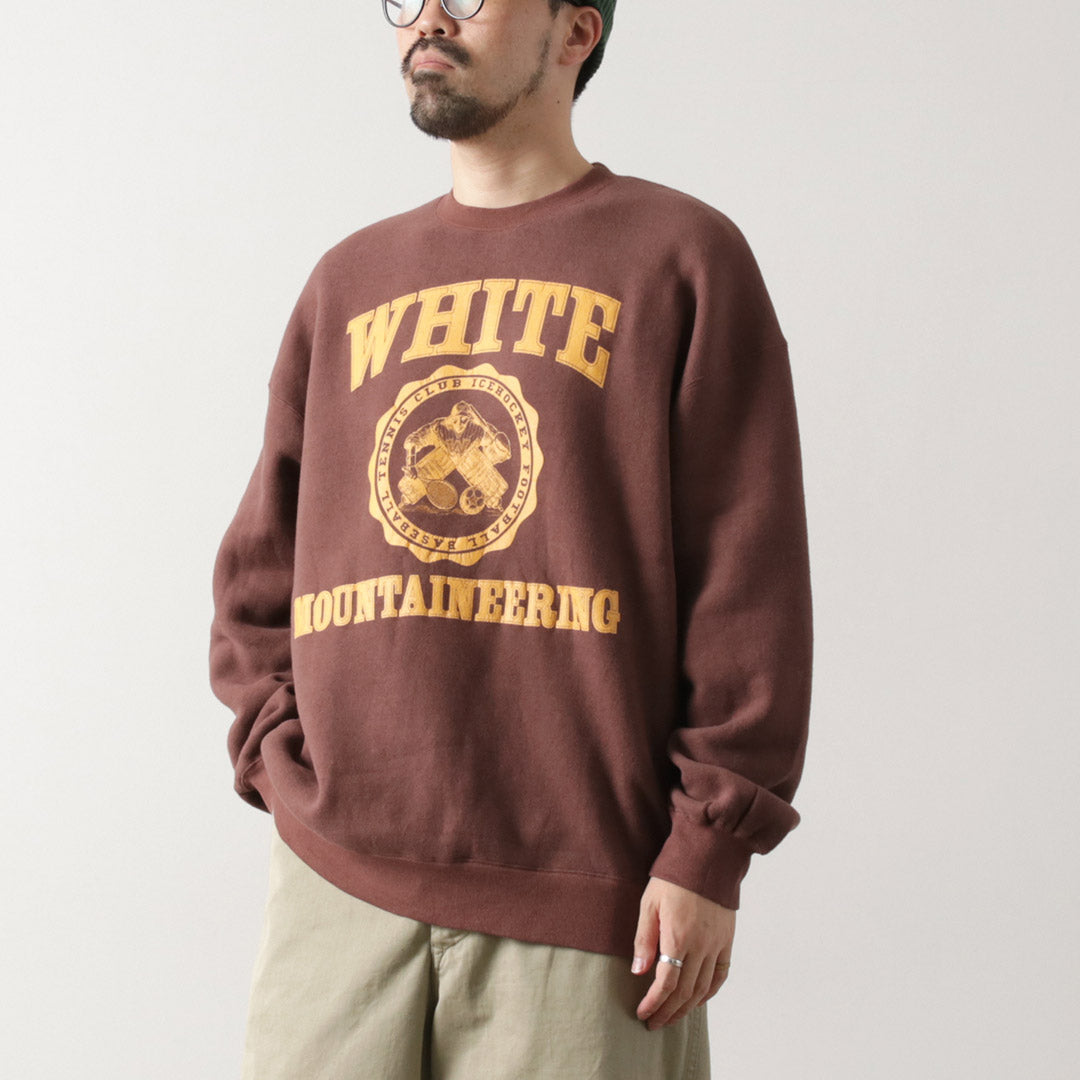 WHITE MOUNTAINEERING / College Logo Sweatshirt