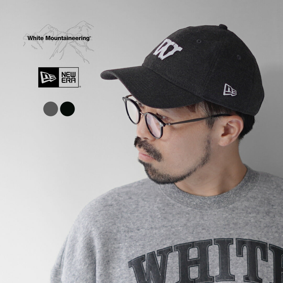 White Mountaineering / White Mountaineering New Era Collaboration 6 panel de logotipo Cap