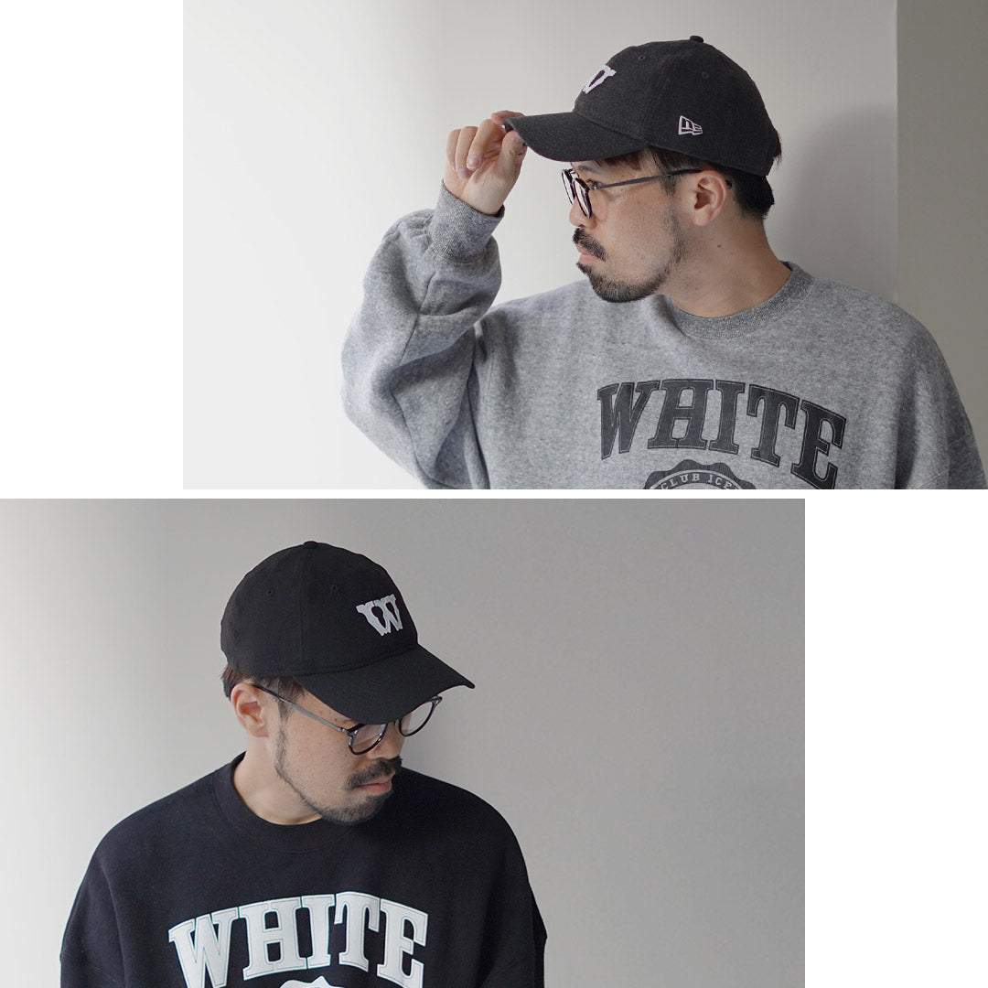 White Mountaineering / White Mountaineering New Era Collaboration 6 panel de logotipo Cap