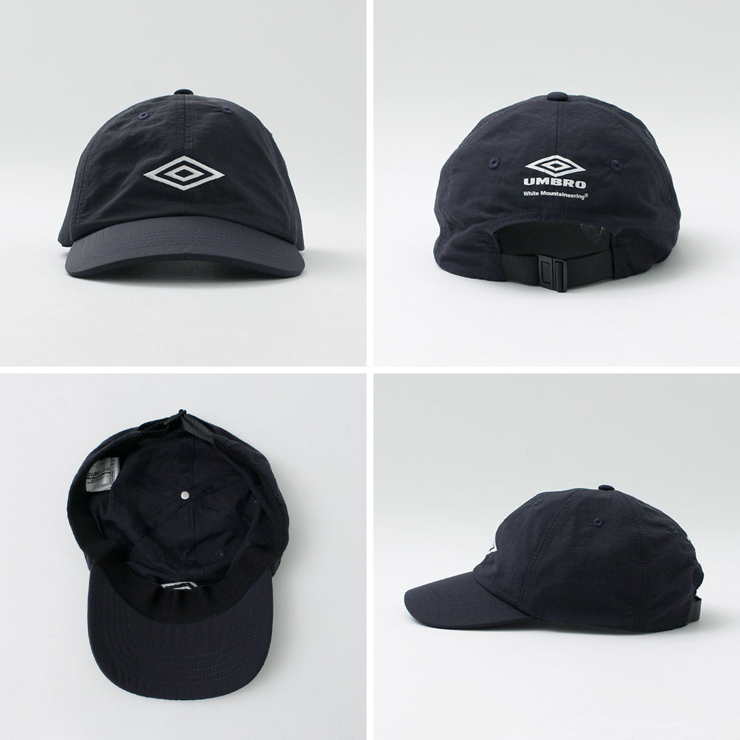 白色登山X UMBRO / 6面板帽