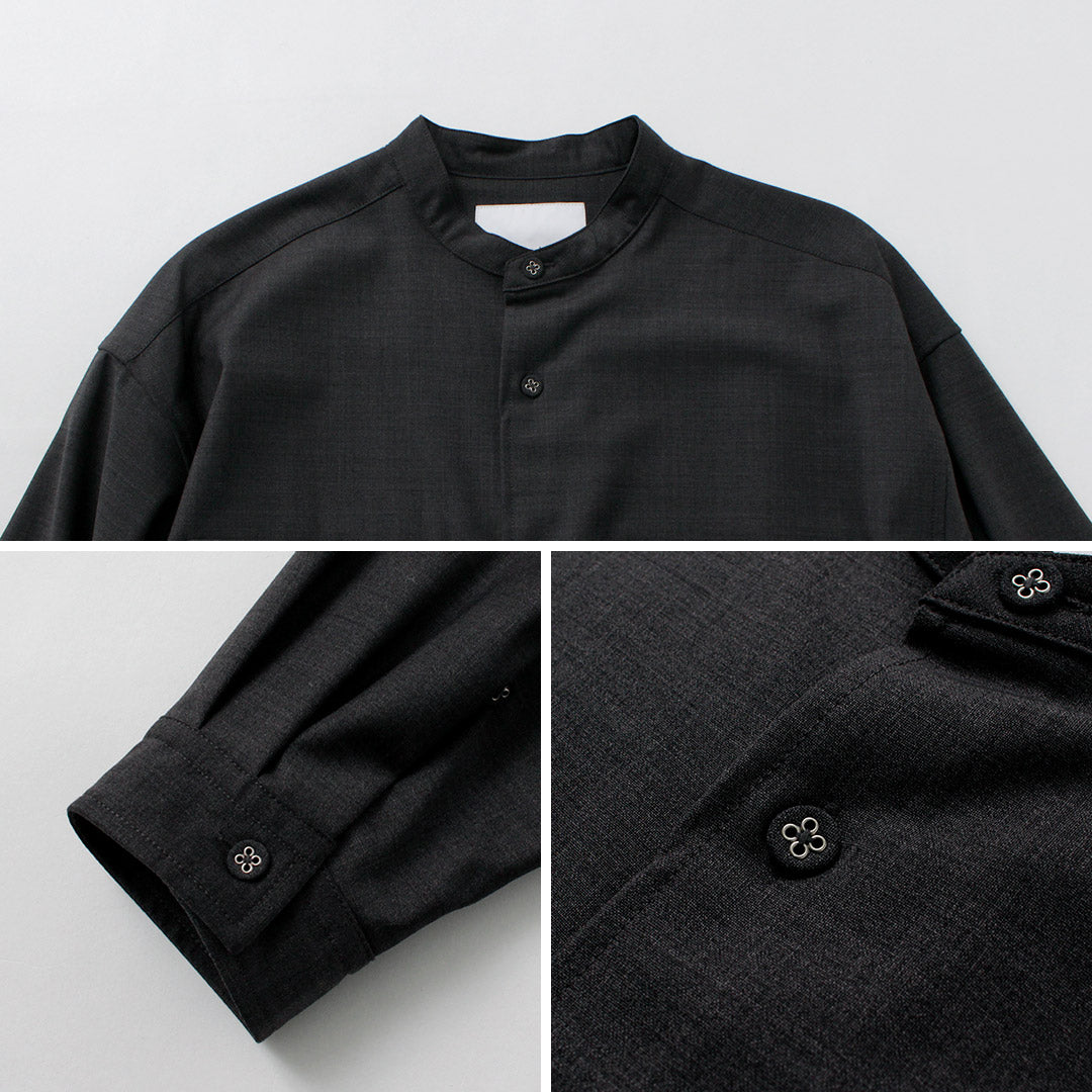 WHITE MOUNTAINEERING / Stretch Band Collar Shirt