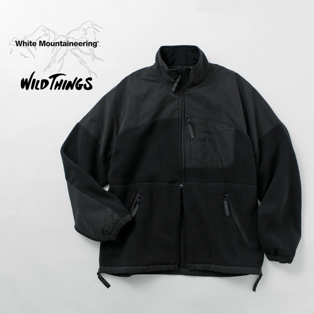 WHITE MOUNTAINEERING / WILD THINGS Collaboration Fleece Jacket